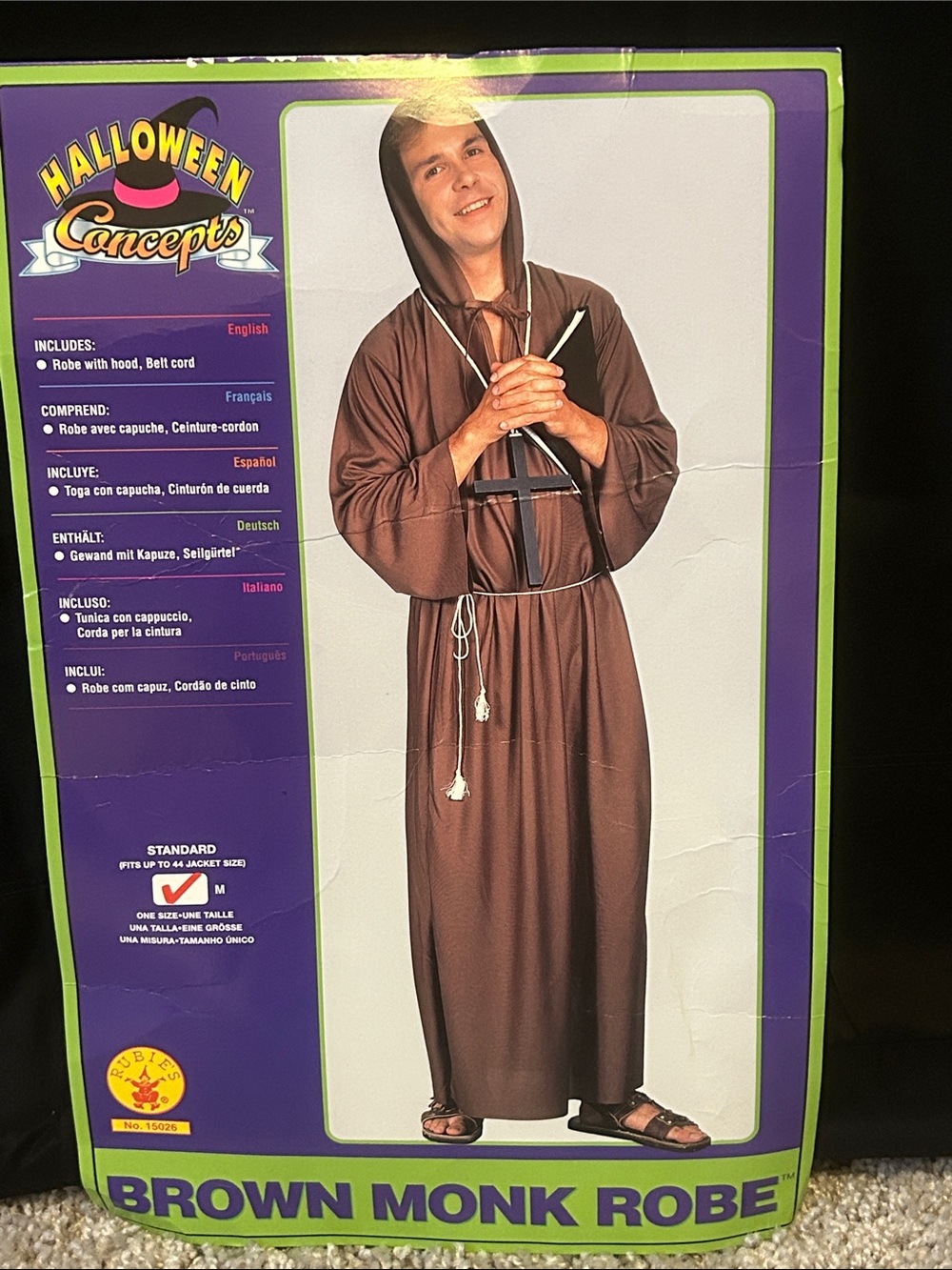 Halloween Brown Monk Costume